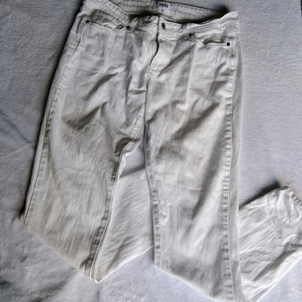 White denim PAIGE jeans